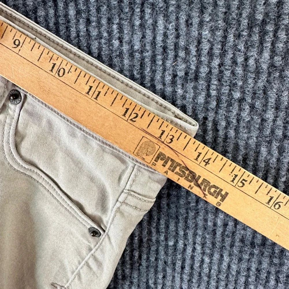 Aeropostale Womens 4 High Waisted Jeggings Beige Skinny Pants Neutral Y2K Casual